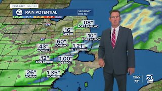 More heavy rain and storms this weekend