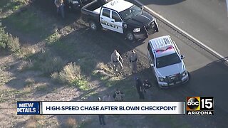 Driver arrested after running Arizona immigration checkpoint