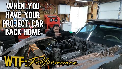 Getting the Corvette back in the WTF:Garage!