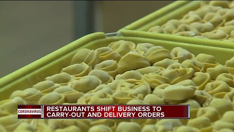 Restaurants shift business to carry-out and delivery options