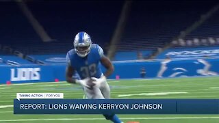 Report: Lions waive Kerryon Johnson