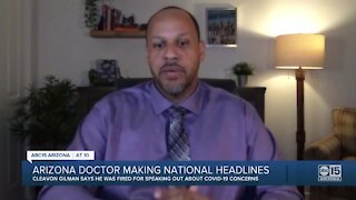 Arizona doctor fired after raising concerns about COVID?
