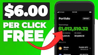 Earn 6 Bitcoin Per Click For FREE - Make Money Online