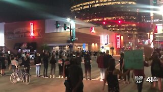 Protesters march through KC
