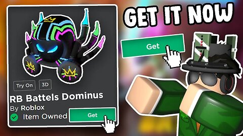 GRÁTIS! *COMO PEGAR DOMINUS GRÁTIS NO ROBLOX 2021!*