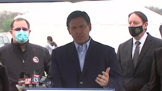 Governor DeSantis speaks from Lakewood Ranch