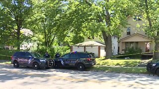 2 people shot, found dead inside burning Akron home