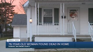 76-year-old woman found dead in home