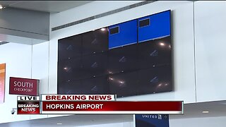 Technical issues affecting Cleveland Hopkins email and flight, baggage information screens
