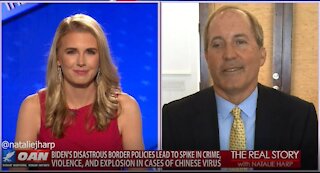 The Real Story - OAN Texas Border Chaos with Ken Paxton