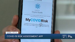 COVID-19 risk assessment app