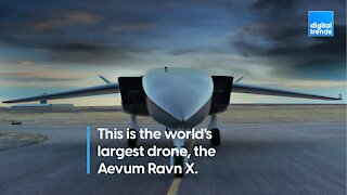 This is the world's largest drone, the Aevum Ravn X