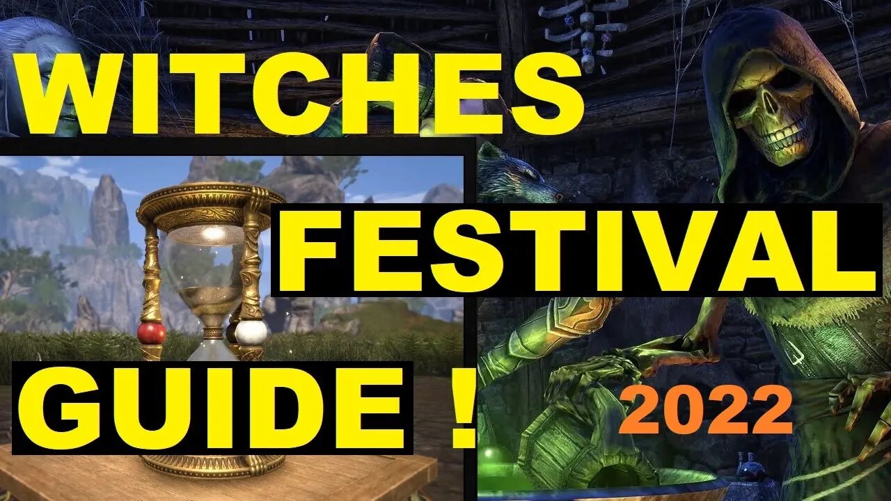 ESO Witches Festival Event Guide 2022! (Hourglass!) Elder Scrolls Online