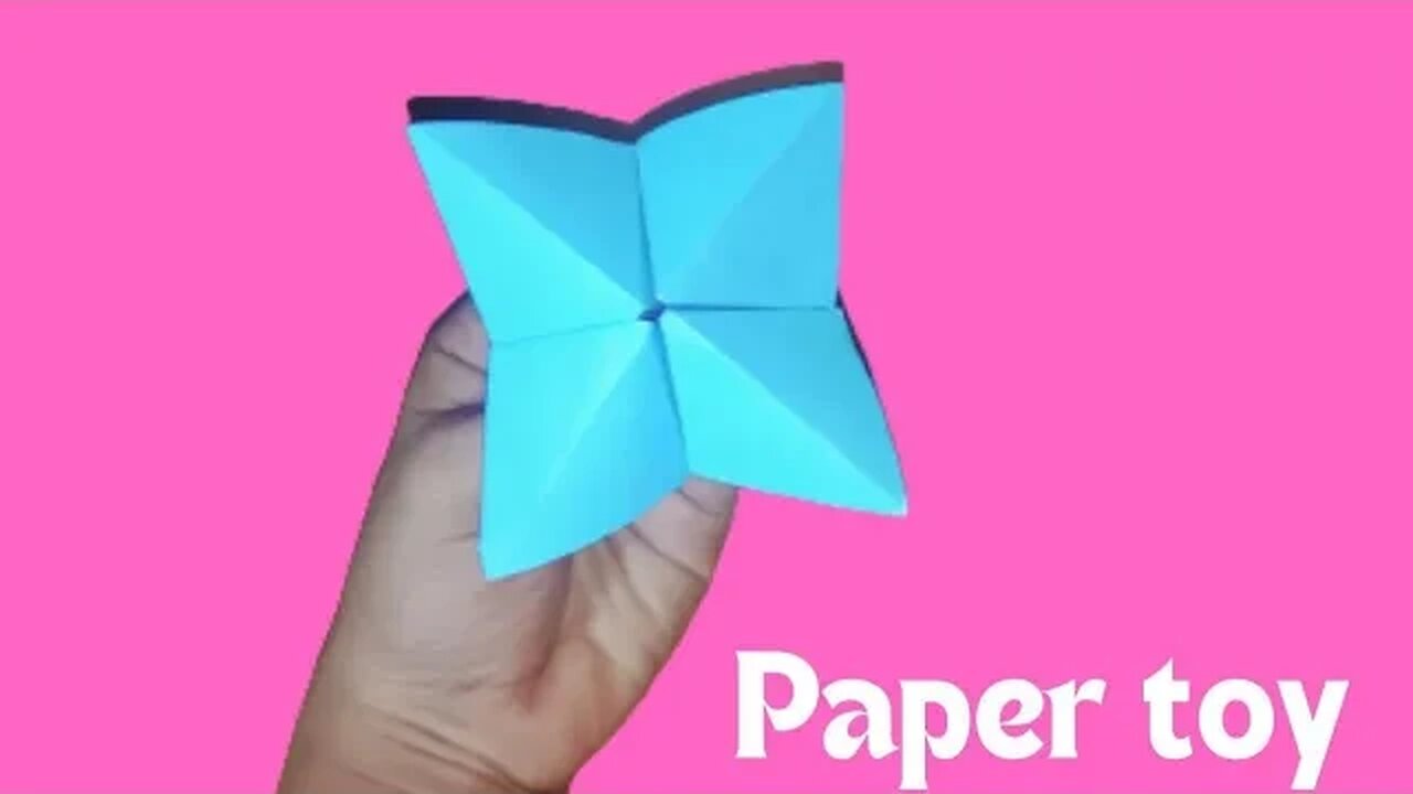 HOW TO MAKING ORIGAMI FIDGET TOY FROM A4 PAPER - EASY TOY FOR CHILDREN ...