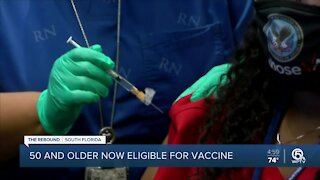 Florida residents 50 and older now eligible for COVID-19 vaccine