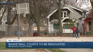 Largest basketball court restoration in Milwaukee County Parks history