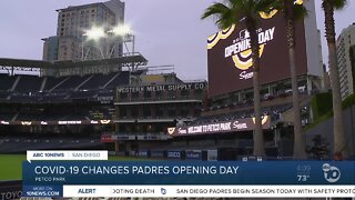 COVID-19 changes Padres opening day