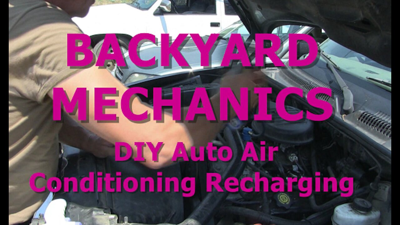 BACKYARD MECHANIC - Doing Your Own Air Conditioning Recharge