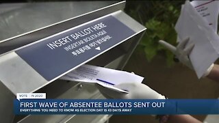 First wave. of absentee ballots sent out