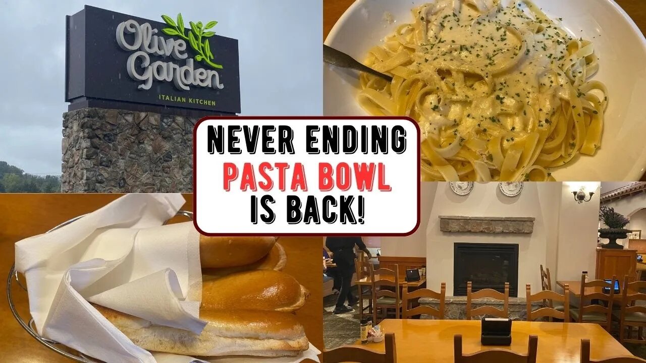 Olive Garden 2023 Never Ending Pasta Bowl is BACK!!