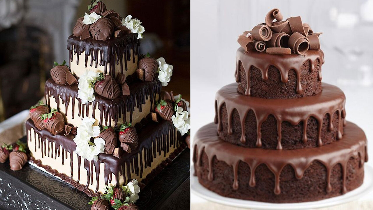 Delicious Chocolate Cake Recipes | So Yummy Chocolate Cake Decorating Ideas  | Easy Chocolate Cakes - YouTube
