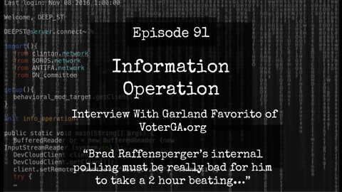 IO Episode 91 - Interview with Garland Favorito of VoterGA on Raffensperger Lies