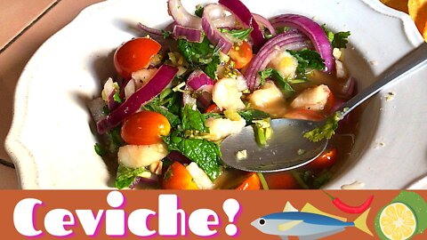 Super Simple Ceviche! - Lime Cured Fish (No Cooking Required)