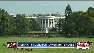 Tulsa city councilor to visit White House