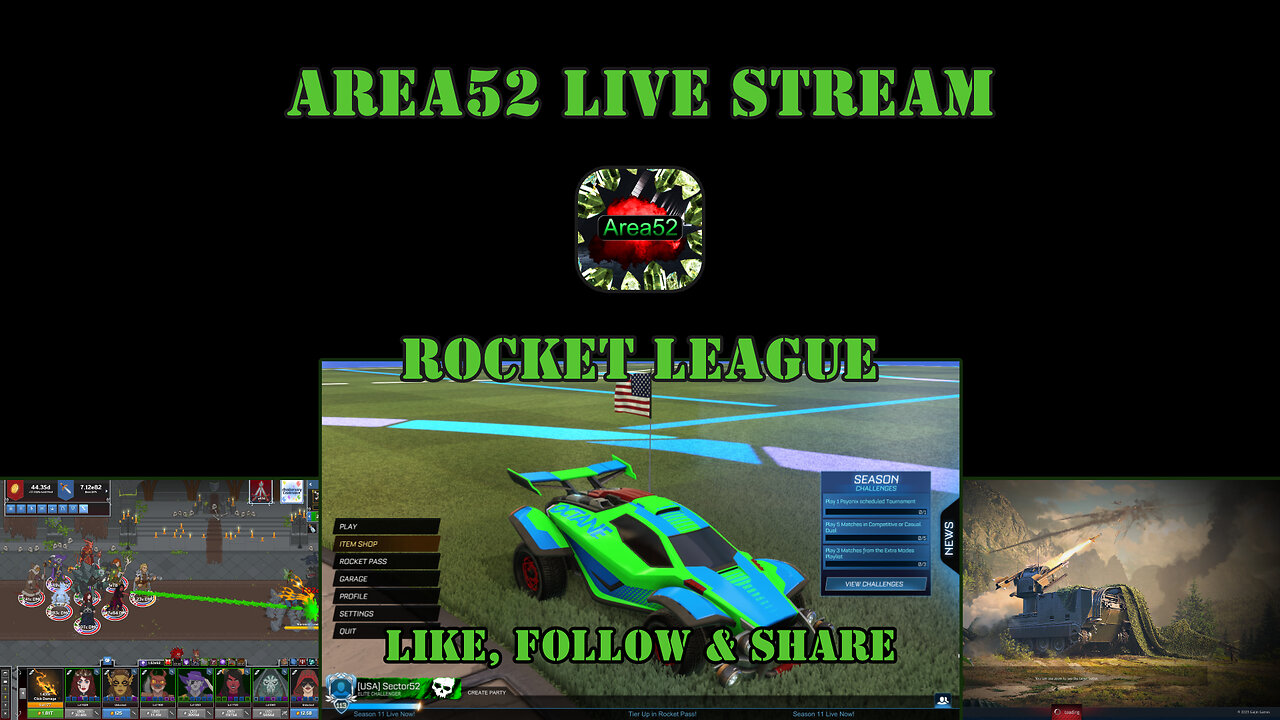 Rocket League Live Stream