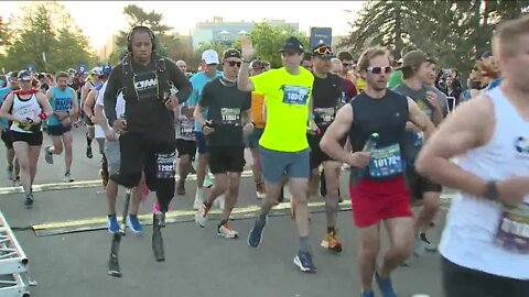Double amputee Denver Colfax Marathon runner breaks barriers