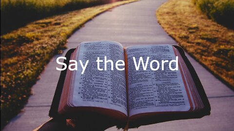2nd Sunday after Pentecost - June 19, 2022 - Say the Word - Luke 7:1-10