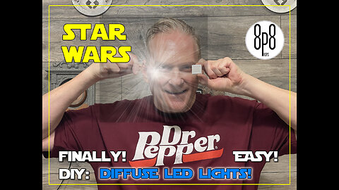 HOW TO: The Perfect LED Acrylic Light Diffusers for STAR WARS PANELS! #diy #disney #led