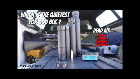 What Is The Quietest Dead Air Can For 300BLK?