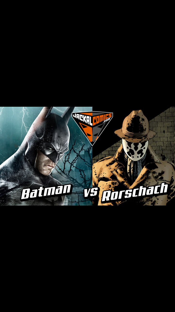 Batman vs Rorschach - Comic Book Battles: Who Would Win In A Fight?