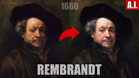 Rembrandt, 1660, Brought To Life (Real Face & Life Facts)