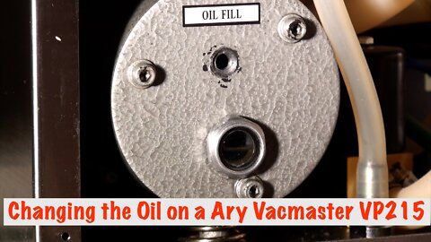 Changing the Oil on an Ary Vacmaster VP215