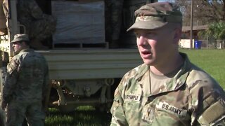 FMPD and National Guard team up after Hurricane Ian