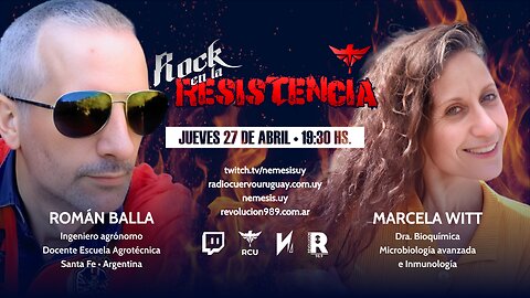 Rock en la RESISTENCIA - Con el Ing. Román Balla, la Dra. Marcela Witt, y Jorge Blanc [27.04.2023]