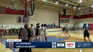 St Andrew's basketball goes on the road to get win at King's Academy