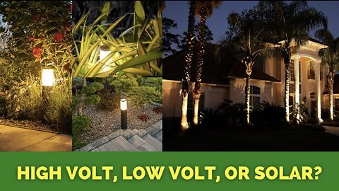 LANDSCAPE LIGHTING | A 3 Level Discussion | What Lights are BEST for My DIY Project?