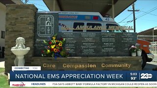 Hall Ambulance unveils new memorial for EMS Appreciation Week