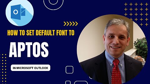 How to Set Default Font to Aptos in Outlook