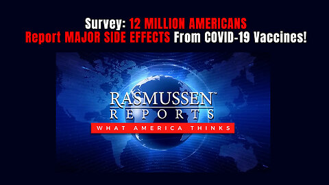 Survey: 12 MILLION AMERICANS Report MAJOR SIDE EFFECTS From COVID-19 Vaccines!