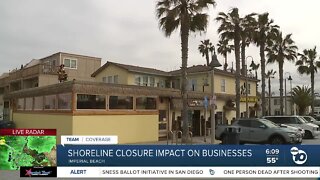 Heavy rainstorms hitting San Diego impacts shoreline business in Imperial Beach