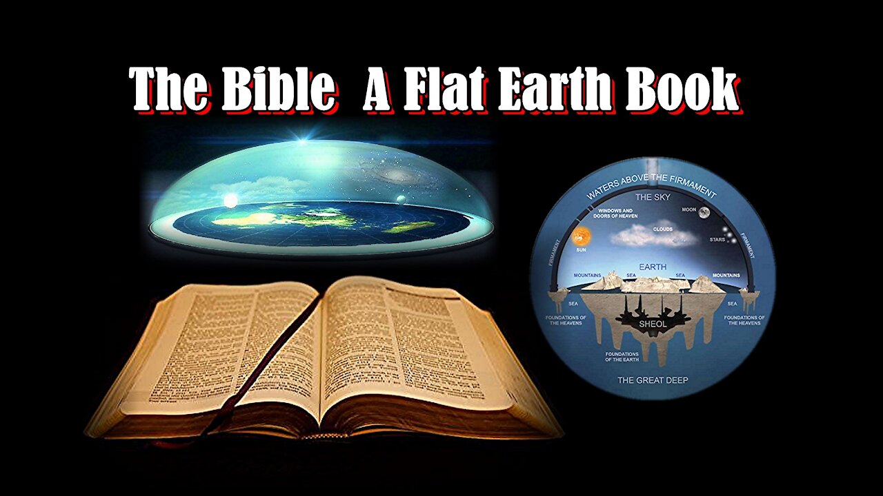 is the earth flat or round bible saus it