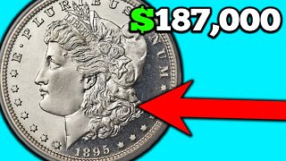 1895 Silver Morgan Dollar Coins Worth Money!