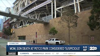 San Diego police calls deaths of woman, toddler son at Petco Park 'suspicious'
