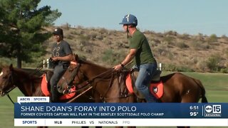 'Captain Coyote' Shane Doan tries his hand at polo