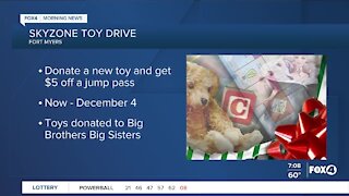 Sky Zone Fort Myers hosting toy drive this holiday season, giving back to community