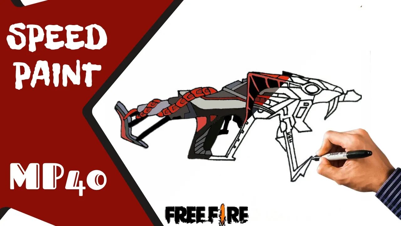 How to draw free fire logo || How to draw garena logo || #freefire - YouTube